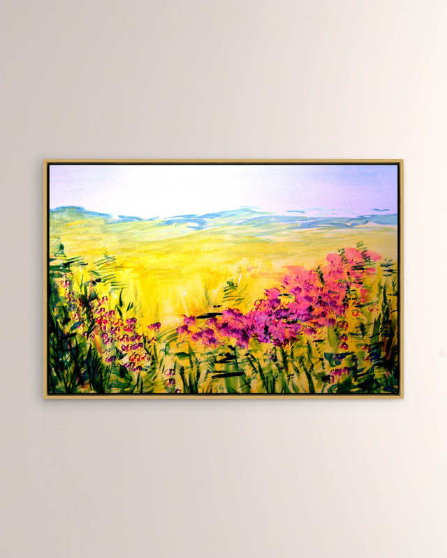 "Floral Morning" Framed Giclee by Donna Bernstein